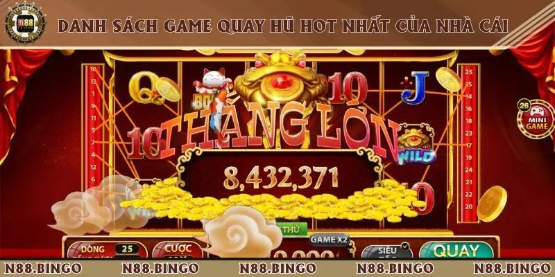 Top Trò Chơi Nổ Hũ Tại N88 Với Quỹ Thưởng Lên Đến Hàng Tỷ Đồng 3 Top 5 trò chơi quay hũ hot nhất trên hệ thống